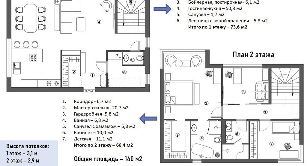 дом г Красногорск Павшино коттеджный посёлок Ильинские сады, 33 фото 15