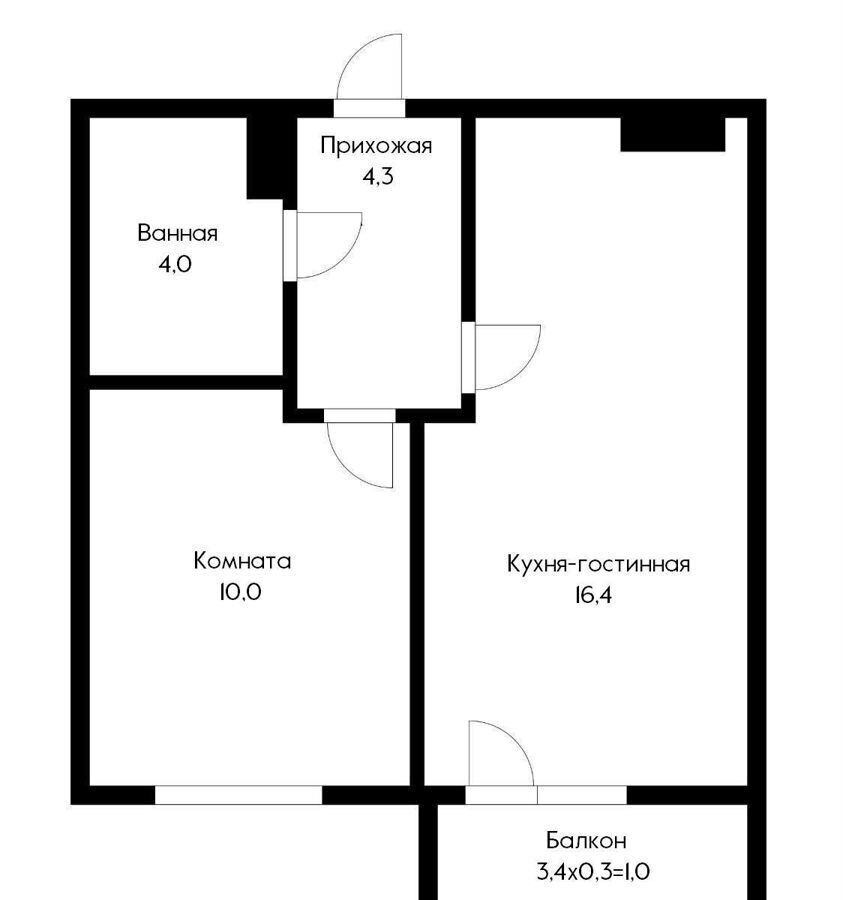 квартира г Краснодар р-н Прикубанский ул им. Героя Ростовского 8к/5 ЖК «Ракурс» фото 8