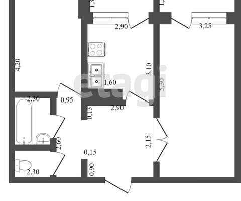 квартира г Грозный ул Иоанисиани 9 Ахматовский район фото 17