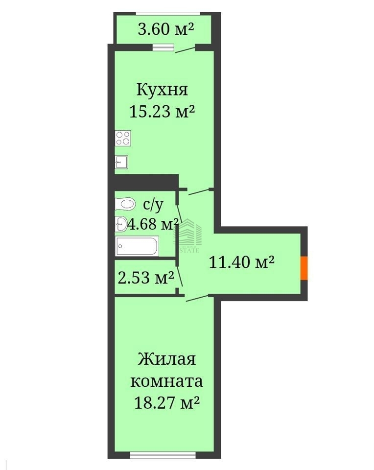 квартира г Краснодар р-н Западный ул им. Дзержинского 95 муниципальное образование Краснодар, р-н Западный фото 1