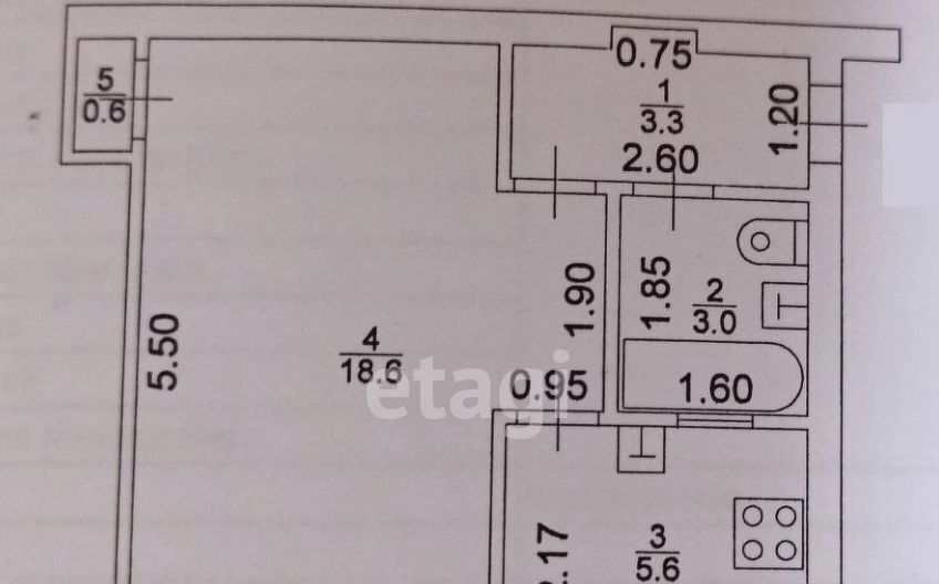 квартира г Казань р-н Кировский ул Телецентра 17 Казань, Северный Вокзал фото 13