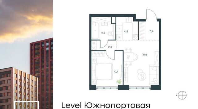 метро Кожуховская ЖК Левел Южнопортовая 2 муниципальный округ Печатники фото