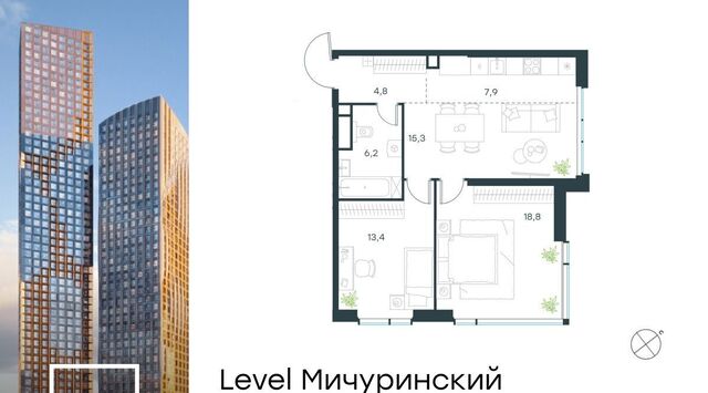 метро Мичуринский проспект ЖК Левел Мичуринский муниципальный округ Очаково-Матвеевское фото