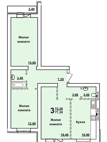 г Саратов р-н Ленинский 5 квартал пр-т Строителей/ул. Ак. Антонова О. К/Производственная, д. 2 фото