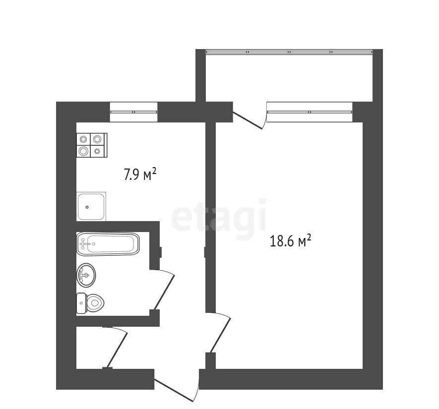 квартира г Омск р-н Кировский ул Ватутина 15а Кировский АО фото 28