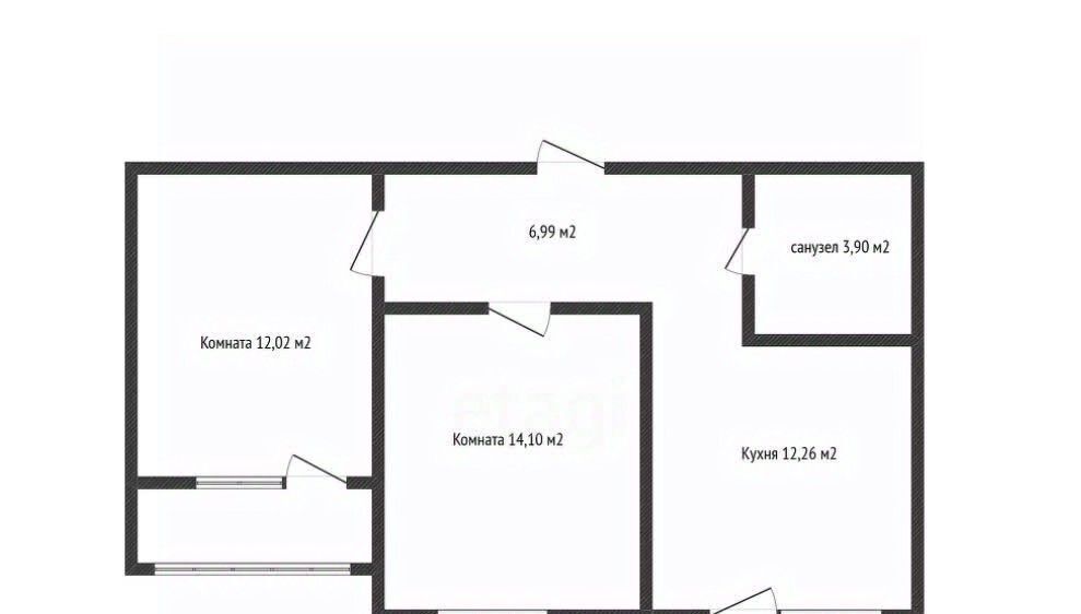 квартира г Краснодар р-н Прикубанский ул им. Героя Николая Шевелёва 15 фото 1