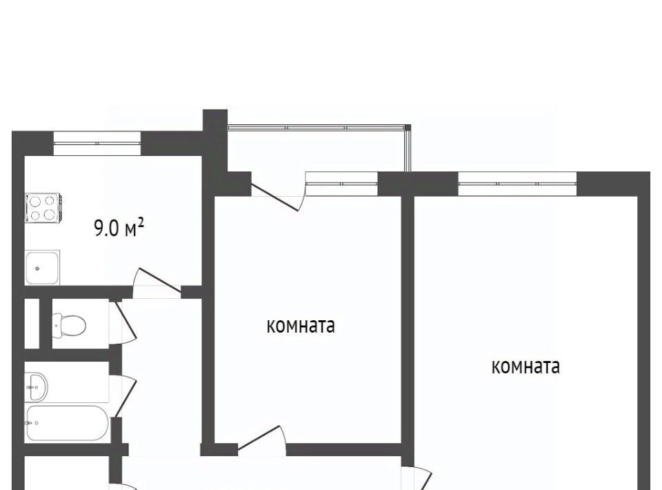 квартира г Воронеж р-н Коминтерновский ул Владимира Невского 83 фото 13