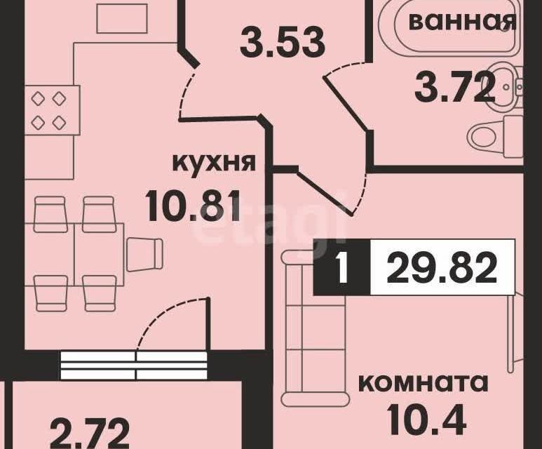 квартира г Муром ул 5-я Новослободская 2 Муромский район фото 4