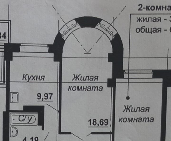 квартира г Новосибирск Студенческая ул Стартовая 1 фото 1