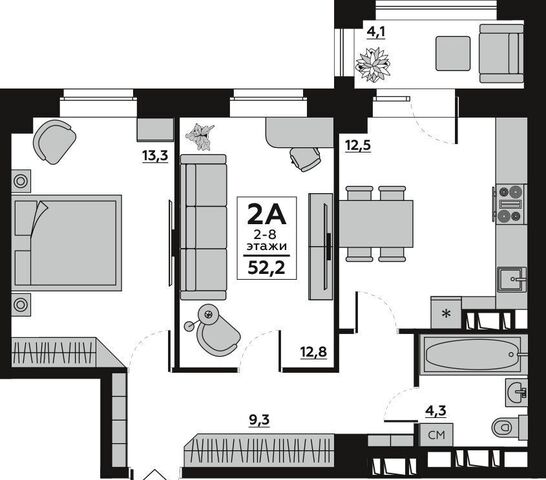 р-н Центральный ул Бакинская 6 блок-секция 2 фото