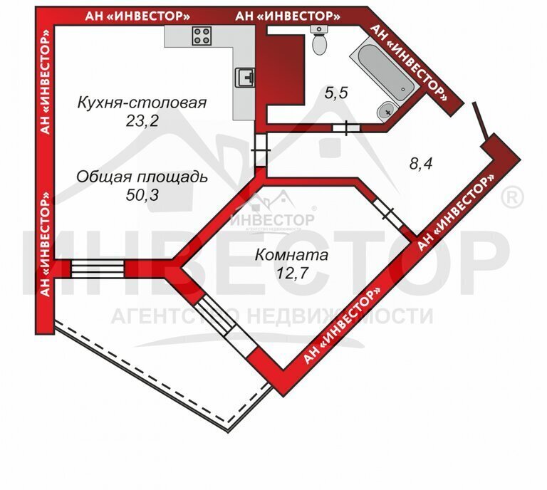 квартира г Челябинск р-н Калининский ул Братьев Кашириных 131а фото 1