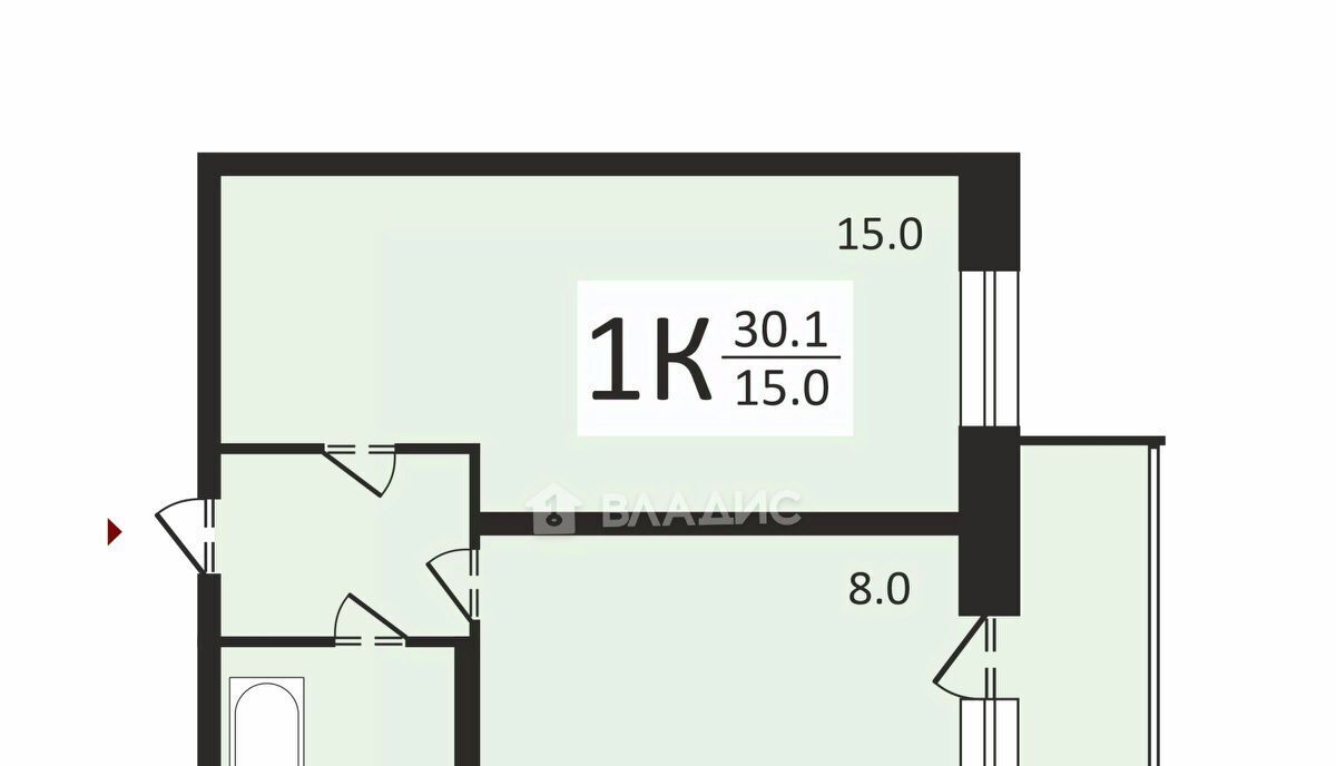 квартира р-н Тахтамукайский аул Новая Адыгея ул Бжегокайская 31/6к 4 Старобжегокайское с/пос, аул фото 16