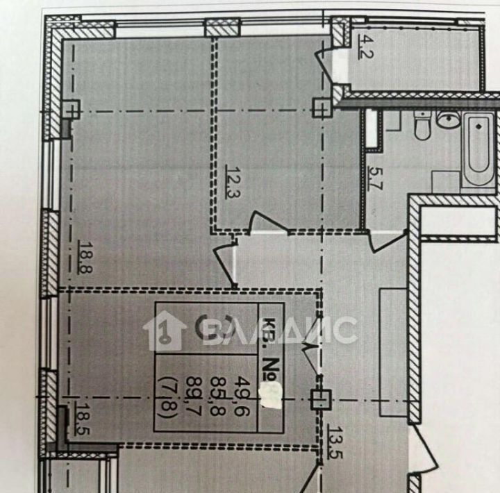 квартира г Нижний Новгород р-н Советский ул Артельная 15к/1 фото 2