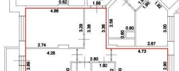 квартира г Подольск п Сосновый Бор ул Объездная дорога 2 Подольск фото 2