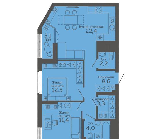 р-н Чкаловский Чкаловская дом 204г ЖК Botanika Green House фото