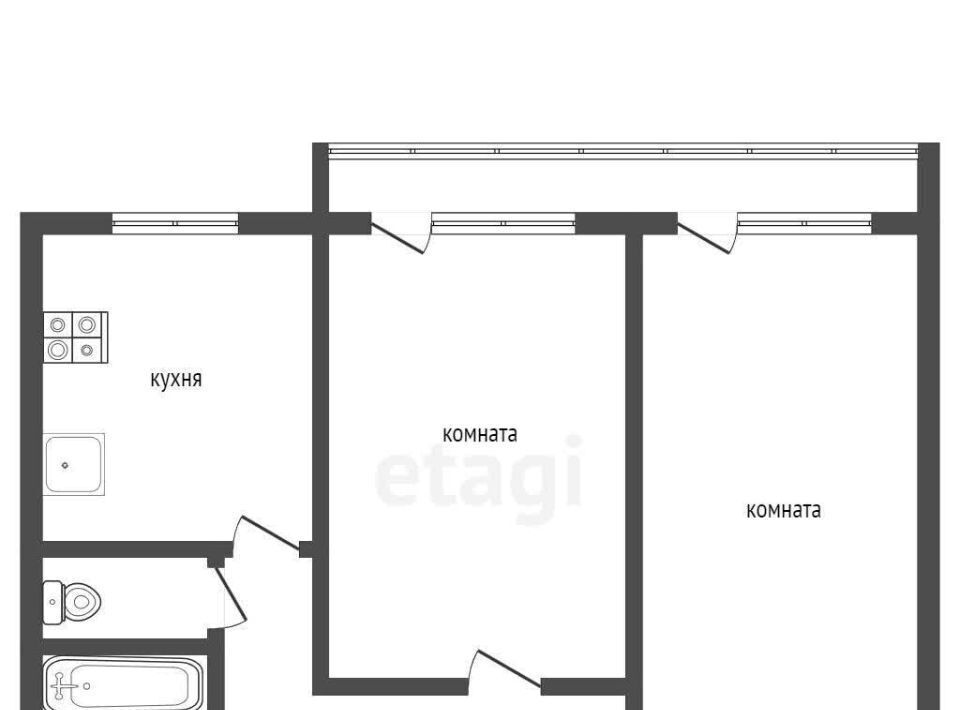 квартира р-н Волховский г Новая Ладога мкр В 24 фото 16