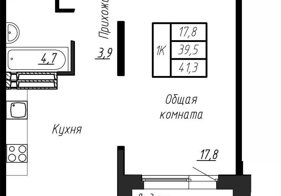 квартира р-н Тосненский п Тельмана жилой комплекс Сибирь фото 1