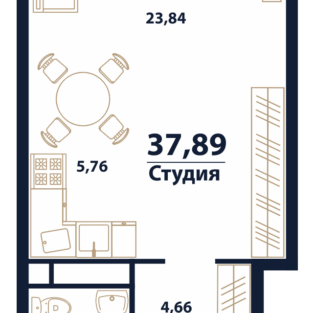 квартира г Ульяновск р-н Заволжский пр-кт Генерала Тюленева 5 городской округ Ульяновск фото 1