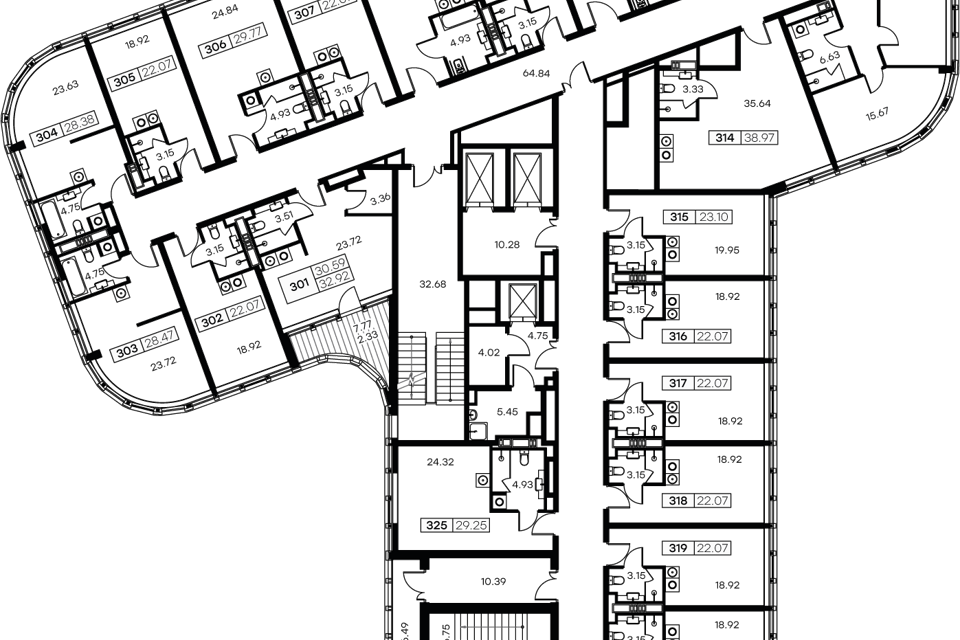 квартира г Санкт-Петербург пр-кт Энергетиков Красногвардейский, 2 к 2 ст 1 фото 2