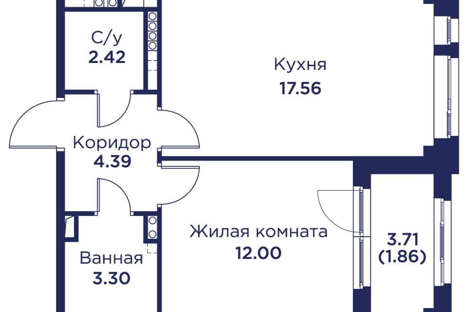 квартира г Кронштадт "Кронфорт. Набережная" Бутик-квартал Центральный фото 2