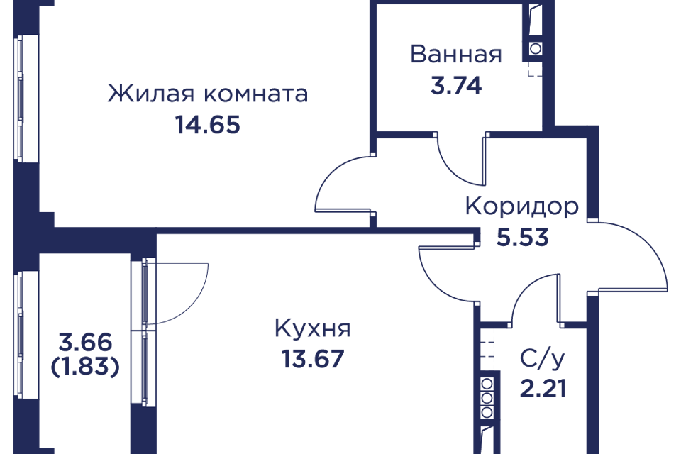 квартира г Кронштадт "Кронфорт. Набережная" Бутик-квартал Центральный фото 2