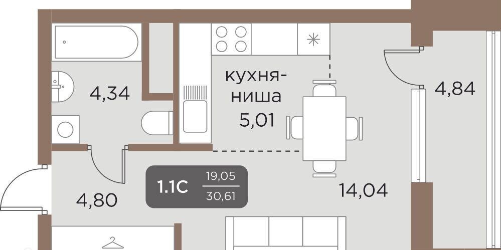 квартира г Екатеринбург Академический ЖК в 22 квартале ул. Тимофеева-Ресовского, жилые дома фото 1