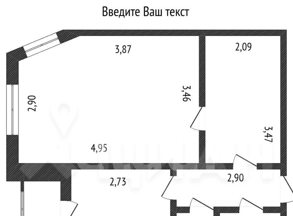 квартира г Барнаул р-н Железнодорожный пр-кт Социалистический 119 фото 2