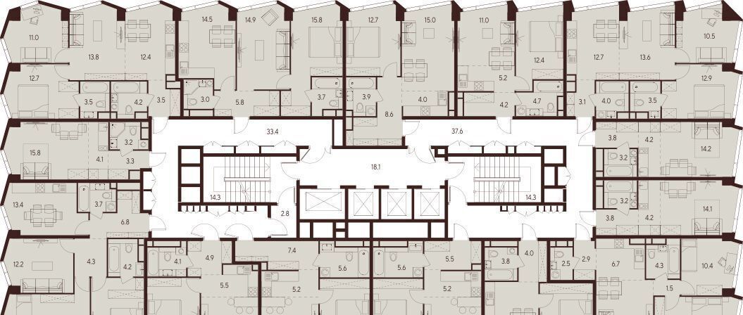 квартира г Москва метро Зорге ул Куусинена 21а ЖК «INDY TOWERS (Инди Тауэрз)» вл. 21 фото 2