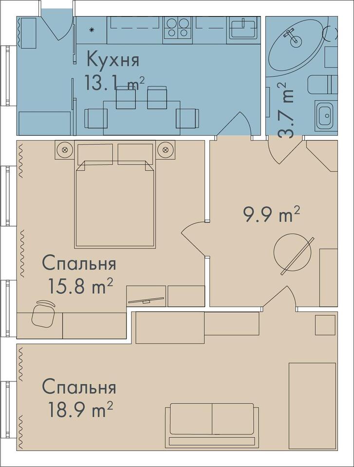 квартира г Санкт-Петербург метро Фрунзенская р-н Адмиралтейский наб Обводного канала 147/149 округ Измайловское фото 3