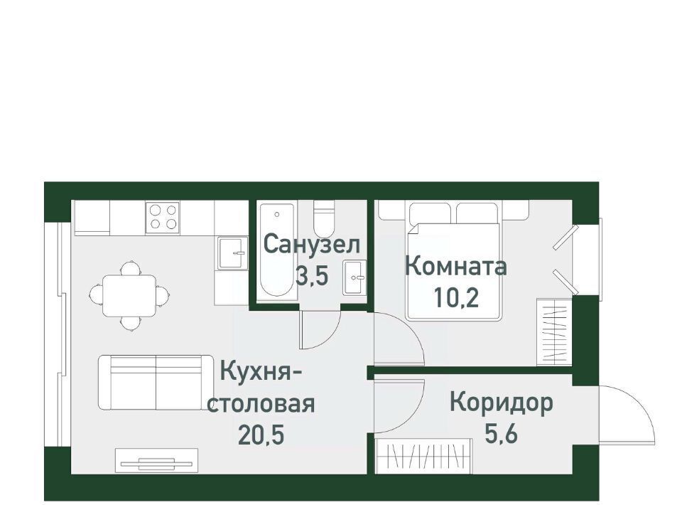 квартира п Западный р-н мкр Привилегия ул Кременкульская 15 Кременкульское с/пос фото 1