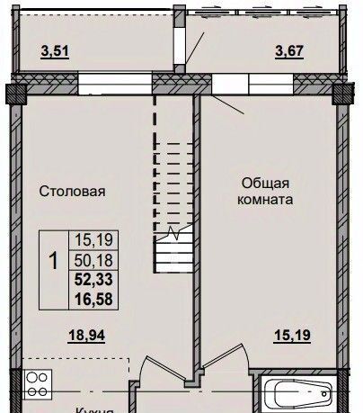 квартира г Якутск ул им. Д.Д.Красильникова 5 фото 1