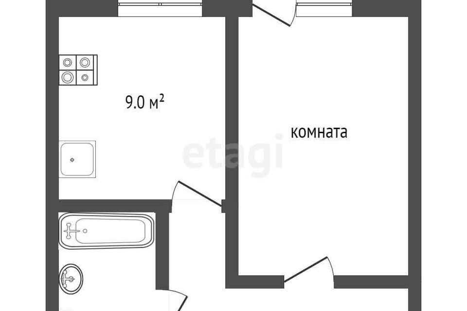 квартира г Ростов-на-Дону р-н Советский Западный ул Извилистая 9 городской округ Ростов-на-Дону фото 9