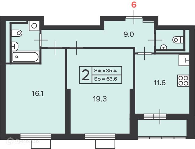 квартира г Москва ш Дмитровское 89 Северный административный округ фото 5