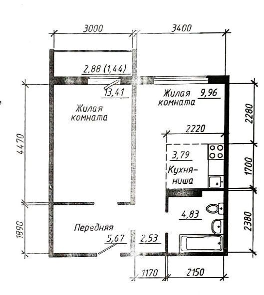 квартира г Новосибирск р-н Ленинский ул Забалуева 90 фото 20