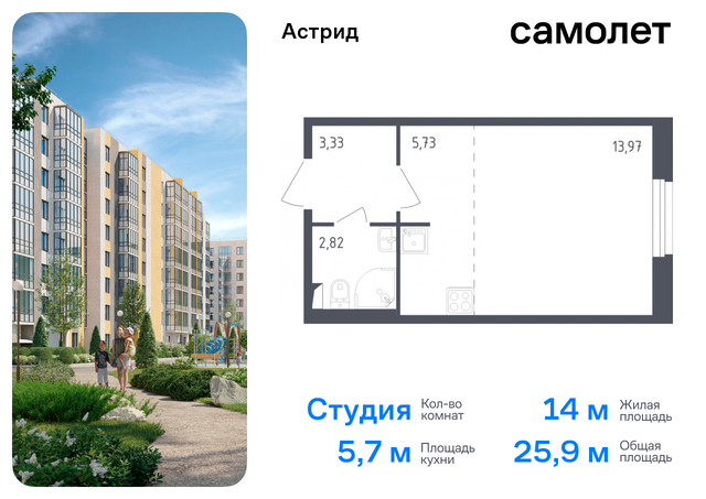 г Колпино ЖК «Астрид» р-н Колпинский дом 60 Звёздная фото