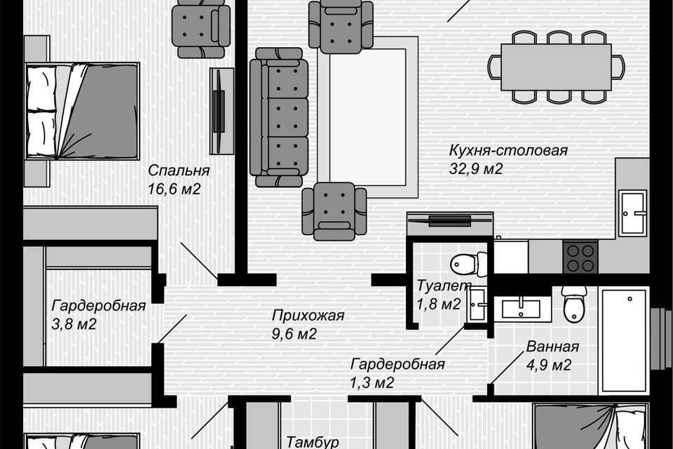 дом р-н Тахтамукайский Республика Адыгея Адыгея, Козет, коттеджный посёлок Солнечный фото 2