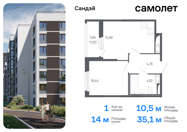 метро Проспект Ветеранов р-н Красносельский ЖК «Сандэй» 7/2 округ Константиновское фото