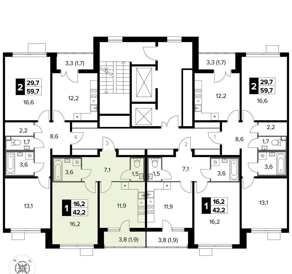 квартира г Москва Молжаниновский ш Ленинградское 228 корп. 7 фото 3