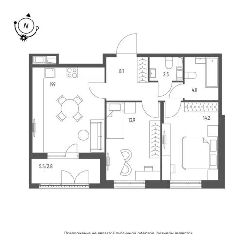 квартира р-н Кировский ул Волгоградская 13 ЖК «Зеленая река» Кировский АО фото