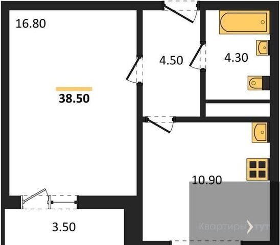 квартира р-н Центральный ул Шишкова 140б фото