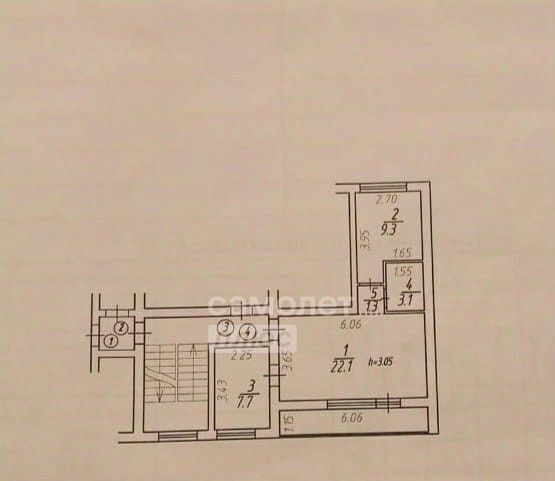 квартира г Иркутск р-н Свердловский мкр Ершовский 28/6 фото 2