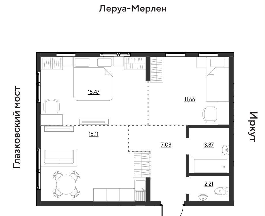 квартира г Иркутск р-н Свердловский ул Набережная Иркута 3 Свердловский административный округ, Жилой квартал «Затон» фото 1