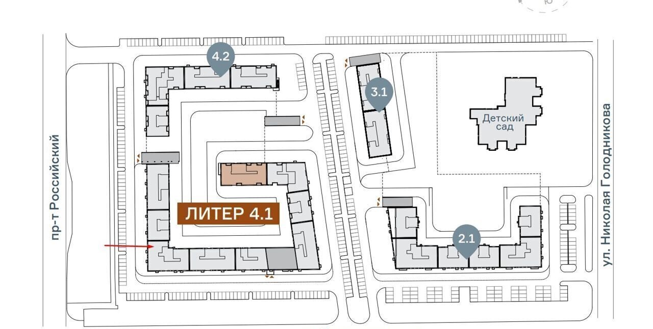 свободного назначения г Ставрополь р-н Промышленный пр-кт Российский 12к/1 фото 2