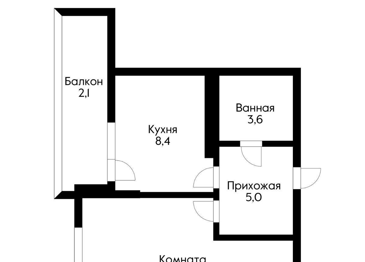 квартира г Краснодар р-н Прикубанский ул им. Героя Сарабеева В.И. 7 ЖК «Перспектива» фото 11