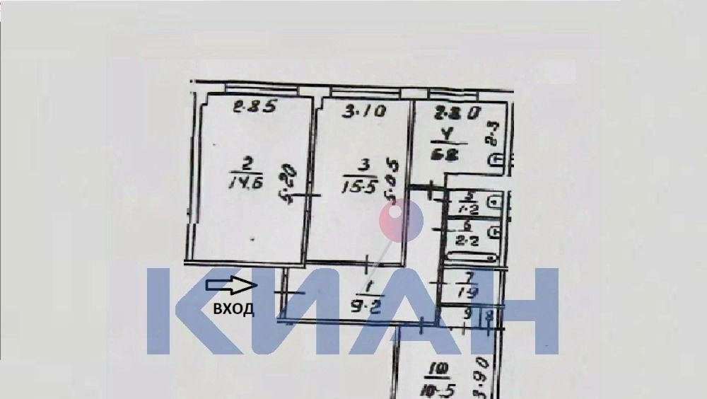 квартира г Красноярск р-н Центральный ул Дубровинского 106 фото 2