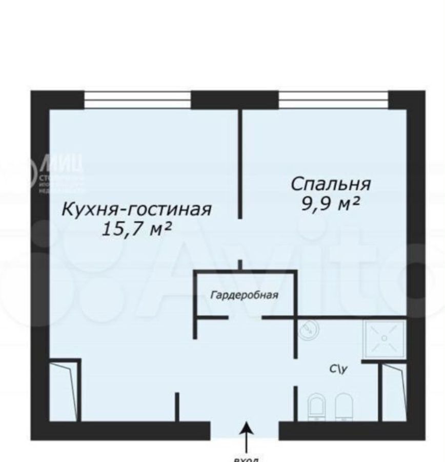 квартира г Москва метро Народное Ополчение ул Народного Ополчения 15к/3 фото 15