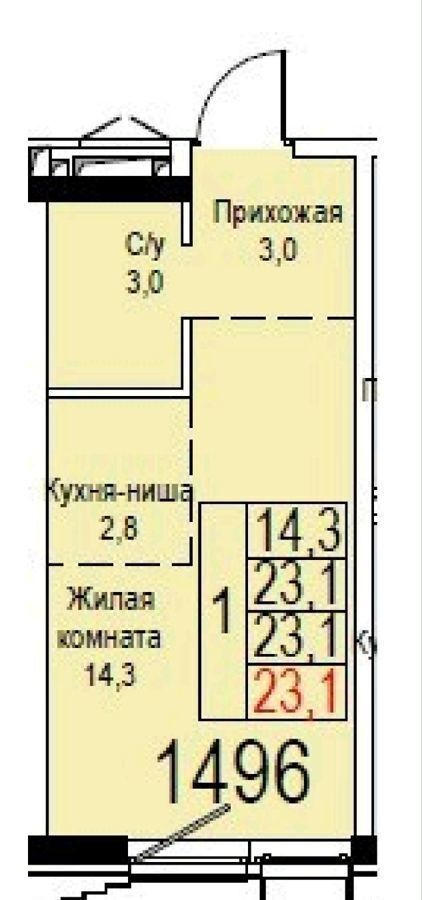 квартира г Москва метро Волгоградский проспект пр-кт Волгоградский Апарт-комплекс «HighWay» Апарт-комплекс «HighWay» фото 2