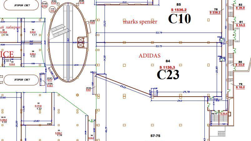 торговое помещение г Москва метро Фили пр-д Багратионовский 5 муниципальный округ Филёвский Парк фото 9