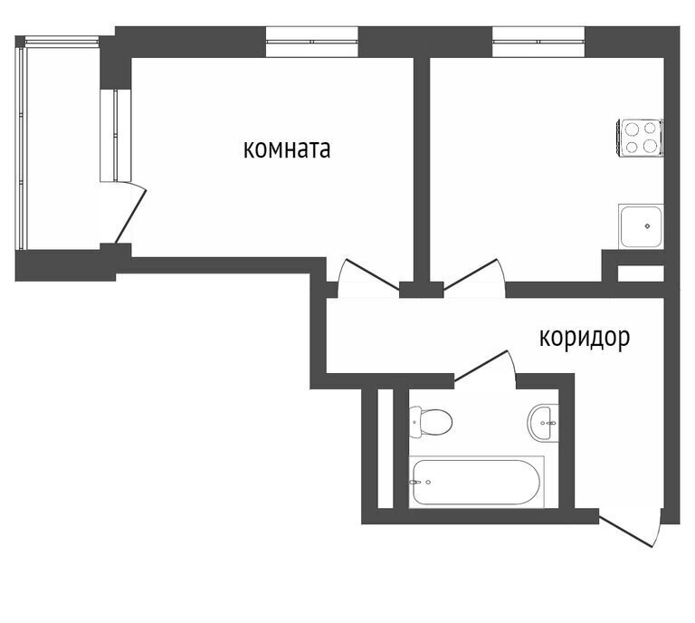 квартира г Тобольск 15-й микрорайон ЖК «Ермак 4» 16 фото 12