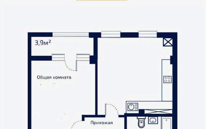 квартира р-н Симферопольский с Мирное ЖК 5 элемент фото 10